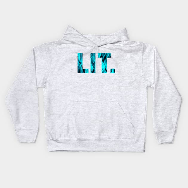 Lit. Kids Hoodie by DalalsDesigns